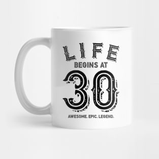 Life Begins at 30 Mug